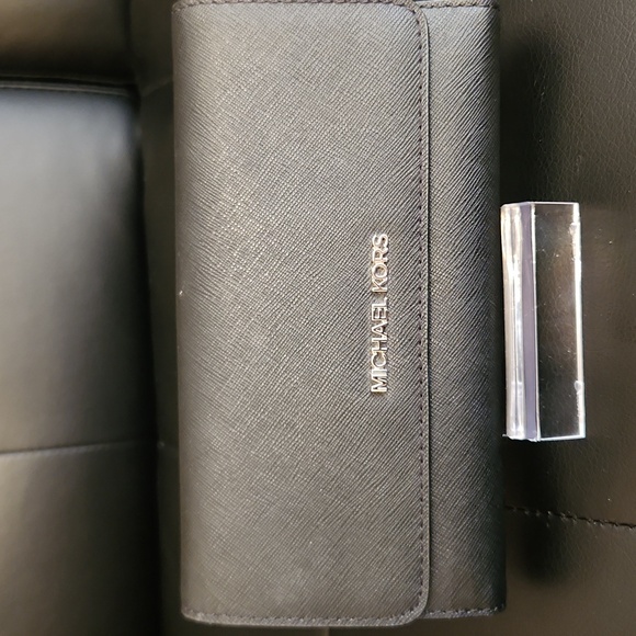 Michael Kors Other - Michael Kors Black Textured Clutch